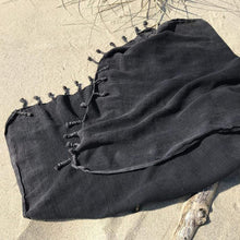 Cargar imagen en el visor de la galería, Jao Brand Body Hamam Turkish Towel Stonewashed Black